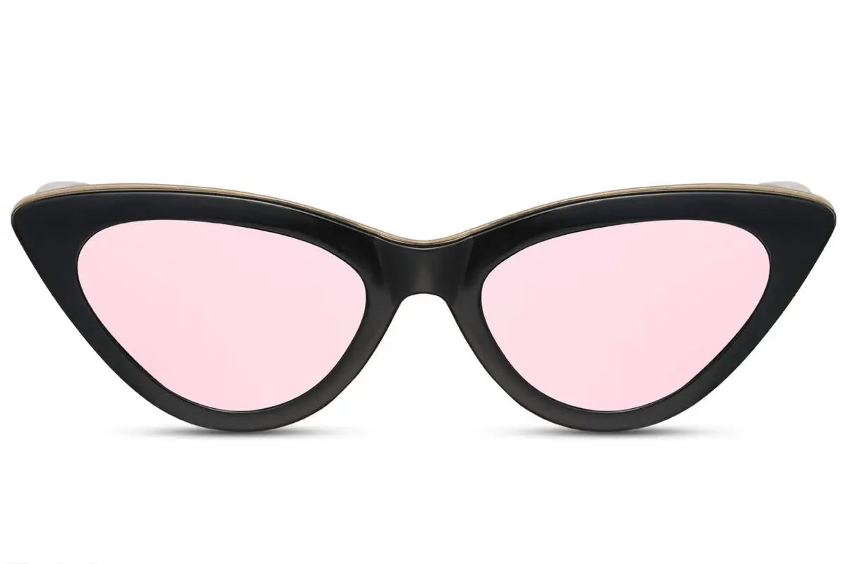 Occhiali Da Sole Retrò Anni '80 XtremeUV - Montatura Translucida Neon E Lenti A Specchio - Protezione UV400 - Rosa